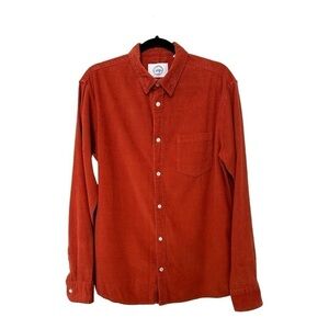 Kronstadt Vintage Casual Corduroy Button Down Shirt - Size XL
